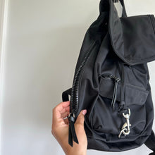 Load image into Gallery viewer, Rebecca Minkoff Bikeshare Nylon Backpack Black
