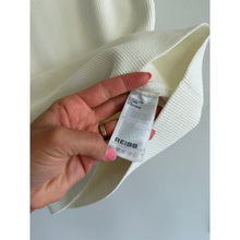 Load image into Gallery viewer, Reiss Dani Sweetheart Pullover Wide Strap Stretch Ribbed Tank Top White M
