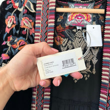 Load image into Gallery viewer, Johnny Was Claude Velvet Tier Duster Cardigan S NWT

