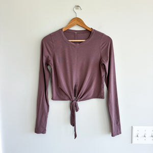 Lululemon Time to Restore Long Sleeve Top Antique Bark 4