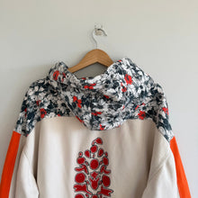 Load image into Gallery viewer, Free People Movement Final Call Buti Hoodie Sweatshirt Scarlet Black Floral S
