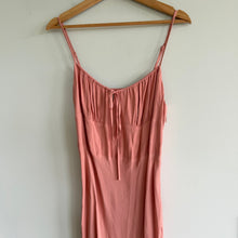 Load image into Gallery viewer, Wilfred Bellow Ruched Bodice Sleeveless Midi Dress Heirloom Pink 10 NWT
