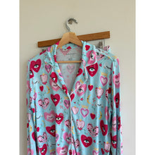 Load image into Gallery viewer, Posh Peanut Sweet Fiona Collection Evil Eye Luxe Pajama Pant Set Blue Pink S
