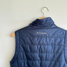 Load image into Gallery viewer, Columbia Quilted Insulated Zip Up Vest Navy S
