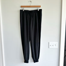 Load image into Gallery viewer, Splendid Naya Silk Mix High Rise Drawcord Waist Jogger Black L NWT

