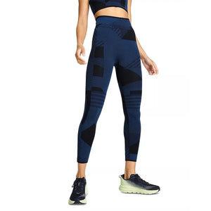 Sweaty Betty Power 7/8 Geometric Pattern High Rise Activewear Leggings Blue XL