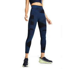Load image into Gallery viewer, Sweaty Betty Power 7/8 Geometric Pattern High Rise Activewear Leggings Blue XL
