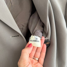 Load image into Gallery viewer, Jil Sander Single-Breasted Wool Blend Blazer Jacket Taupe 38
