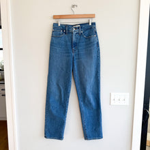 Load image into Gallery viewer, Madewell The Perfect Vintage Straight High Rise Jeans Medium Wash Blue 26

