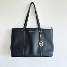 Load image into Gallery viewer, Michael Kors Sady Leather Large Shoulder Bag Black
