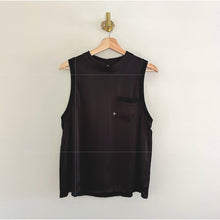Load image into Gallery viewer, Boston Proper Charmeuse Cargo Satin Set Black L

