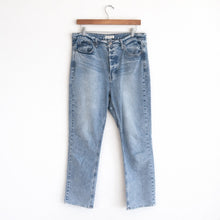Load image into Gallery viewer, Unpublished Denim High Rise Pockets Button-Fly Straight Jeans Blue 32
