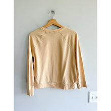 Load image into Gallery viewer, Banana Republic Crew Neck Pullover Long Sleeve T-Shirt Cream S Petite
