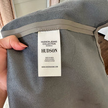 Load image into Gallery viewer, NWT Hudson Oversized Mini Shirt Dress with Tie Belt in Moonrock XS
