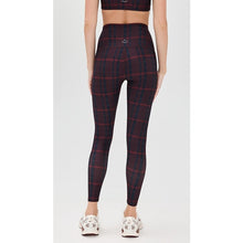 Load image into Gallery viewer, Beyond Yoga Softmark Caught In The Midi Leggings Dark Cherry Preppy Plaid L
