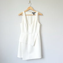 Load image into Gallery viewer, BCBGMAXAZRIA Sleeveless V-Neck Lined Fit &amp; Flare Mini Dress White 6
