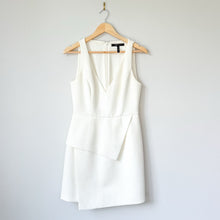 Load image into Gallery viewer, BCBGMAXAZRIA Sleeveless V-Neck Lined Fit &amp; Flare Mini Dress White 6
