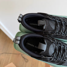 Load image into Gallery viewer, Canada Goose Glacier Trail High Dyneema Sneakers Black Washed Green 8.5 NEW
