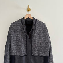 Load image into Gallery viewer, Lululemon Cocoon Car Coat in Black / Coco Pique Black / Shine Dot Black
