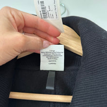 Load image into Gallery viewer, VARLEY Eleanor Patch Pocket Fleece Oversized Zip Up Jacket Black L NWT
