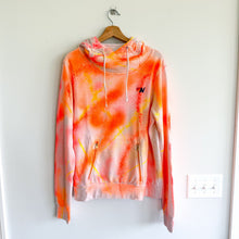 Load image into Gallery viewer, Aviator Nation Rare Artist Collection Ninja Tie Dye Hoodie Sweatshirt Orange L
