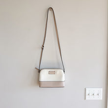 Load image into Gallery viewer, Kate Spade Bay Street Minimal Classic Chic Leather Crossbody Bag White
