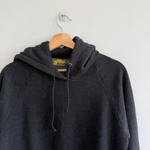 Load image into Gallery viewer, Aviator Nation Logo Rainbow Striped Trim Cropped Hoodie Set Black M
