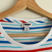 Load image into Gallery viewer, J. Crew Striped Short Sleeve T-Shirt Dress XXS NWT
