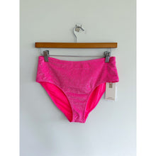 Load image into Gallery viewer, Good American Sparkle Underwired High Rise Bikini Set Pink 2 NWT

