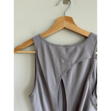 Load image into Gallery viewer, Lululemon Open Up Crew Neck Activewear Tank Top Heathered Lavender Grey

