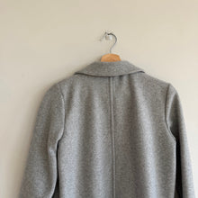 Load image into Gallery viewer, Zara Mid Length Lapel Open Front Tailored Basic Coat Gray Marl S
