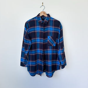 Rails Jackson Button Down Shirt Black/Azure S