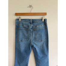 Load image into Gallery viewer, Madewell Cali Demi Boot High Rise Cropped Denim Jeans Light Wash 27T
