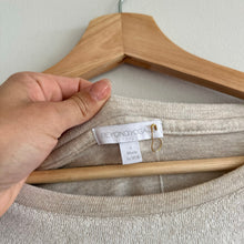Load image into Gallery viewer, Beyond Yoga Cross Paths Loose Fit Pullover Sweatshirt Cream L
