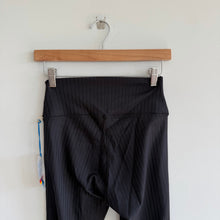 Load image into Gallery viewer, Aviator Nation Wide Rib Full Length High Rise Leggings Black L NWT
