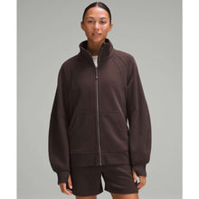 Load image into Gallery viewer, Lululemon Scuba Oversized Funnel-Neck Full Zip Sweatshirt Espresso Brown M
