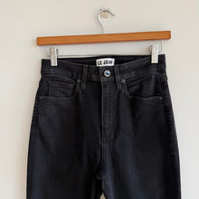 Load image into Gallery viewer, LE JEAN Lara Denim High Rise Slim Straight Leg Jeans Black 25
