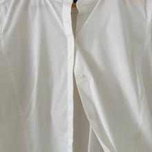 Load image into Gallery viewer, Lafayette 148 New York Long Sleeve High Low Hem Button Up Shirt White 10

