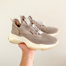 Load image into Gallery viewer, Steve Madden Myles Knit Lace Up Sneakers Tan 8
