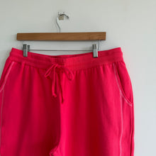 Load image into Gallery viewer, Roller Rabbit Hearts Embroidered Wide Leg Turner Pants Cherry Red XL NWT
