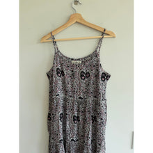 Load image into Gallery viewer, Natural Life Floral Print Sleeveless Tiered Maxi Dress Black XS NWT
