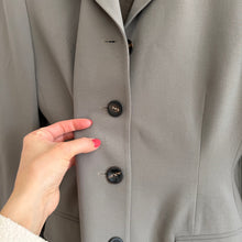 Load image into Gallery viewer, Jil Sander Single-Breasted Wool Blend Blazer Jacket Taupe 38

