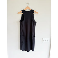 Load image into Gallery viewer, Zella Live In Ribbed Pocket Sleeveless Midi Tank Dress Black M
