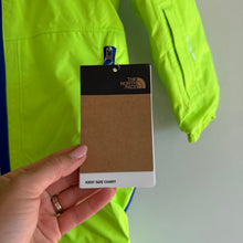 Load image into Gallery viewer, The North Face Freedom Colorblock Zip Up Hooded Winter Snow Suit Green 2 NWT
