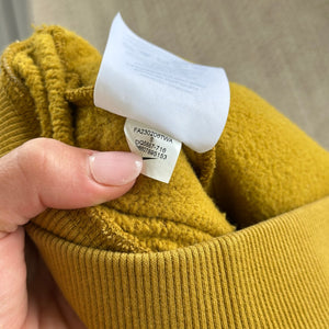 Nike Cotton Fleece Drawstring Waist Jogger Sweatpants Yellow