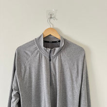 Load image into Gallery viewer, Rhone 1/4 Zip Pullover Long Sleeve Mock Neck Outdoor Activewear Shirt Gray L
