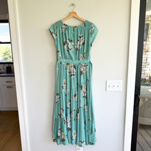 Load image into Gallery viewer, Free People All I Got Floral Printed Tiered Silhouette Maxi Dress Turquoise 4
