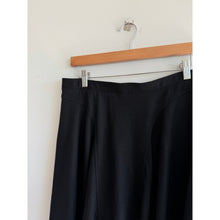 Load image into Gallery viewer, Helmut Lang Wool Pull On Asymmetric Handkerchief Hem Mini Skirt Black L
