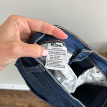 Load image into Gallery viewer, Hudson Krista Crop Super Skinny Released Hem Jeans Blue 26
