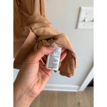 Load image into Gallery viewer, The Drop x Cella Jane Praline Gathered-Waist Mini Shirt Dress Brown L

